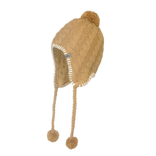 North face women's fuzzy earflap beanie deals